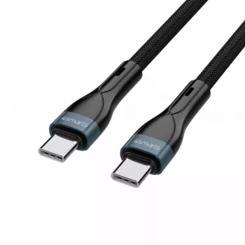 USB-C į USB-C laidas 1 m, 4smarts 540429, juodas, 0,48 Gbit/s