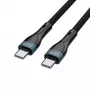 USB-C į USB-C laidas 1 m, 4smarts 540429, juodas, 0,48 Gbit/s
