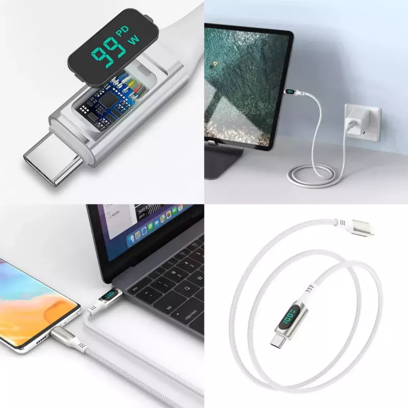 USB kabelis 4smarts 540954 3 m USB-C baltas USB 2.0 0,48 Gbit/s