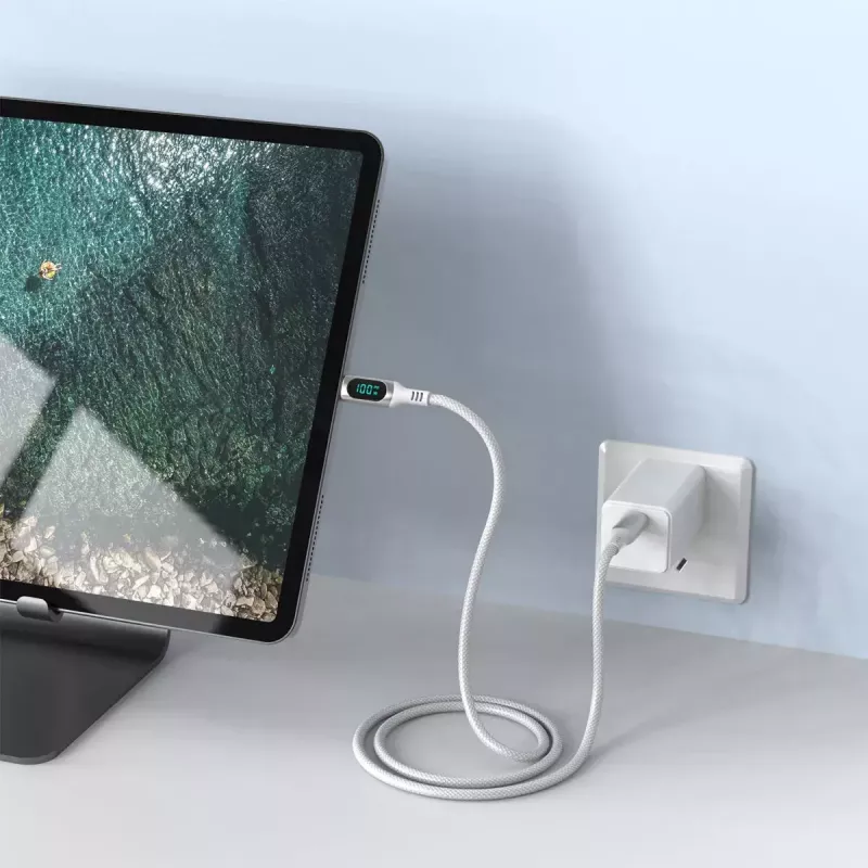 USB kabelis 4smarts 540954 3 m USB-C baltas USB 2.0 0,48 Gbit/s