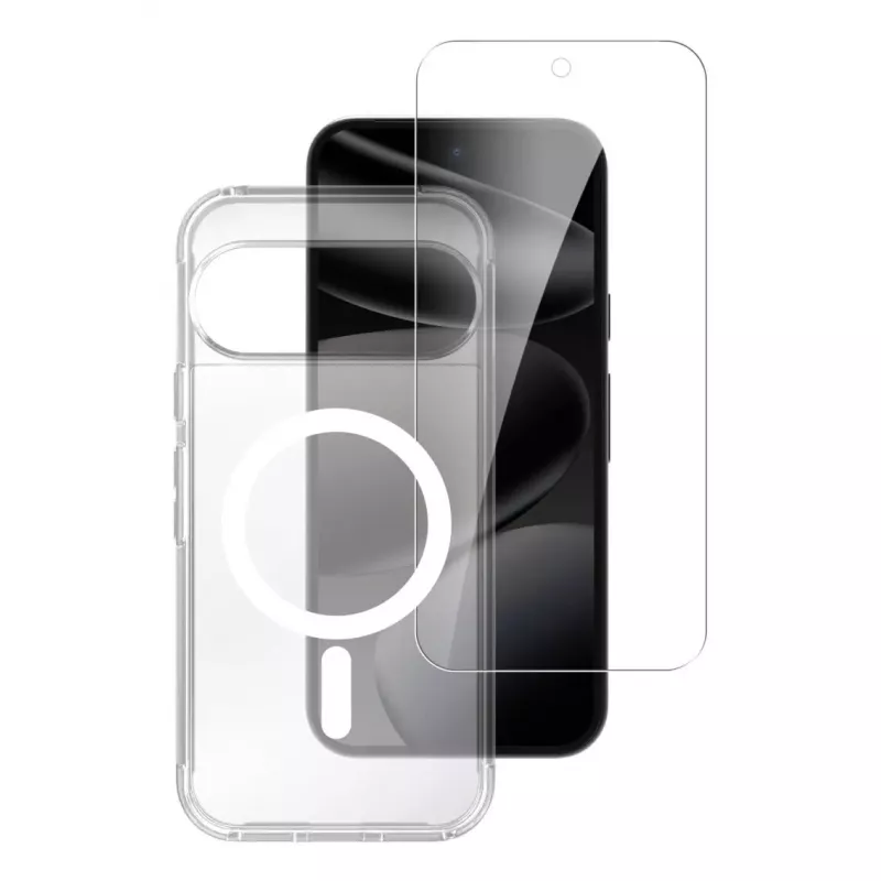 Mobiliojo telefono dėklas 4smarts, skirtas Google Pixel 10 – permatomas, tinka iki 16 cm (6,3 col.) ekranui