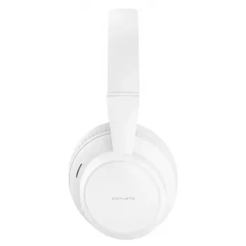 Ausinės 4smarts SkyBuds Wave — laidinės ir belaidės, Bluetooth, USB-C, Circumaural, galvos juostelė, 20–20000 Hz, 0,3 m laidas, balta