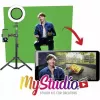 Žalias ekranas EASYPIX MyStudio 62020 nešiojamas lengvas – sulankstomas fonas nuotraukoms ir vaizdo įrašams