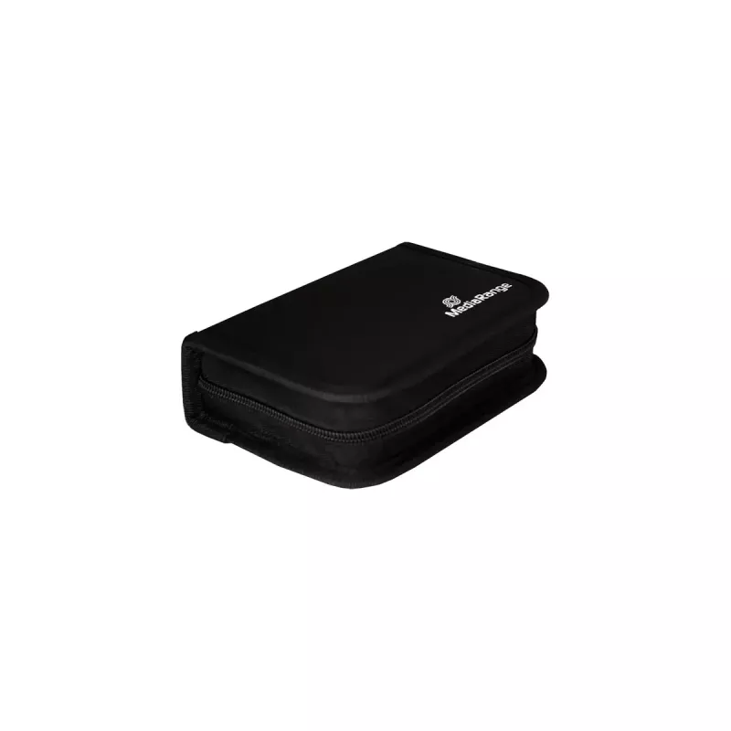 Atminties kortelių dėklas MediaRange BOX98 3 kortelėms, nailonas, juodas