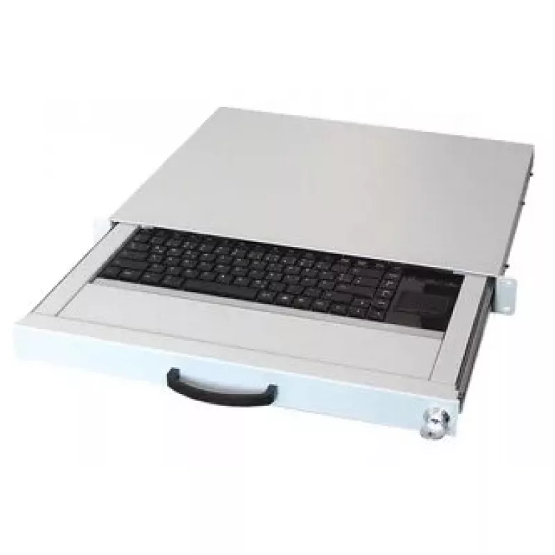 Klaviatūra AIXCASE AIX-19K1UKDETP-W USB PS/2 QWERTZ vokiška balta