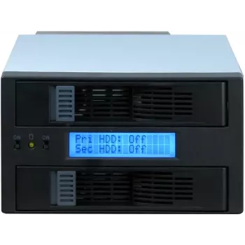 Inter-Tech SB-C 102 Juoda 2.5 inch Storage Enclosure 2 Drives RAID 1