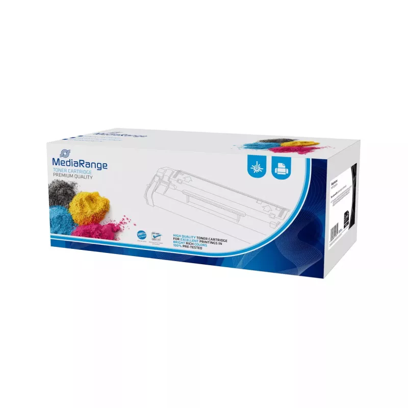 MediaRange HP Q2612A dažų kasetė, 2000 puslapių, juoda