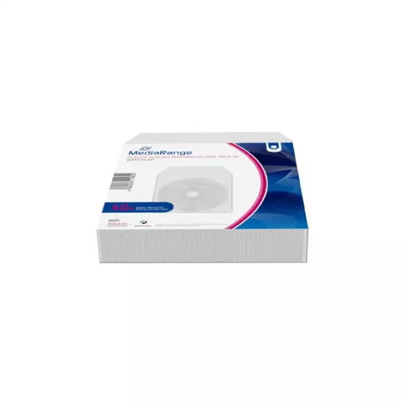 Sleeve case MediaRange BOX64-8 Skaidrus 1 disko talpa
