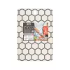 Resto Kitchenware 95402 Stačiakampė plastikinė pjaustymo lenta, pilka, balta