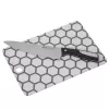 Resto Kitchenware 95402 Stačiakampė plastikinė pjaustymo lenta, pilka, balta