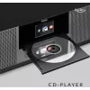 Kompaktiška daugiafunkcė mikro sistema XORO SAT100380 — internetinis radijas su DAB+ ir FM (UKW)