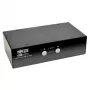 2 prievadų DisplayPort KVM jungiklis su garso ir USB 3.0 šakotuvu EATON B004-DPUA2-K — DisplayPort, USB klaviatūra/pelė, 2560×1600, 1,2 m kabeliai