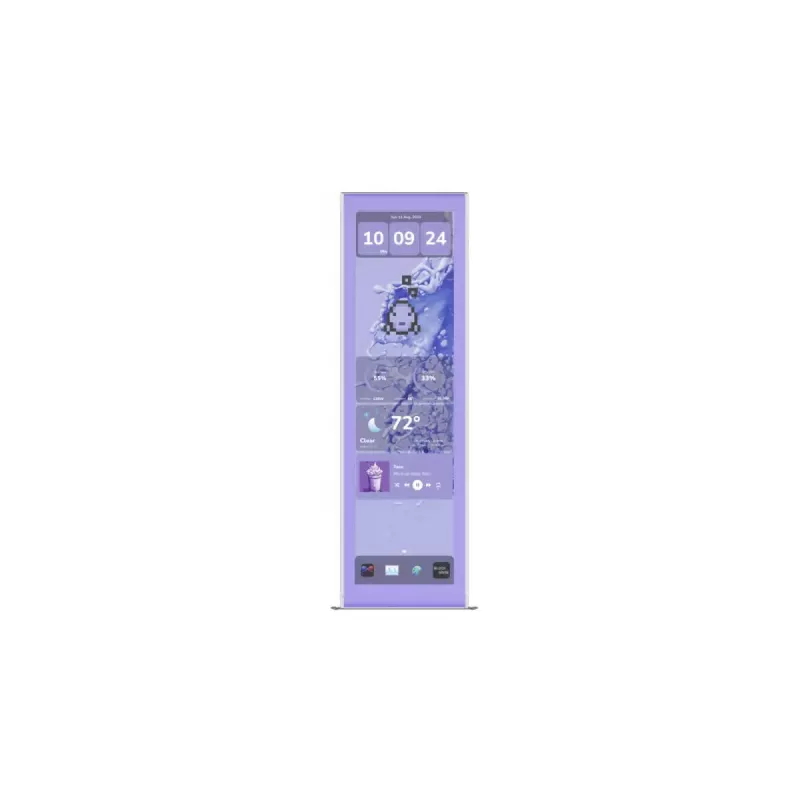 HYTE Y70 jutiklinio ekrano atnaujinimas Taro Milk 14,9 colio jutiklinis ekranas — violetinis