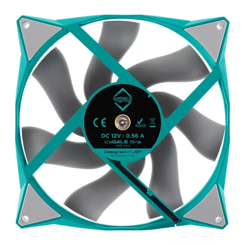 Iceberg Thermal IceGALE Xtra 14 cm Teal ventiliatorius