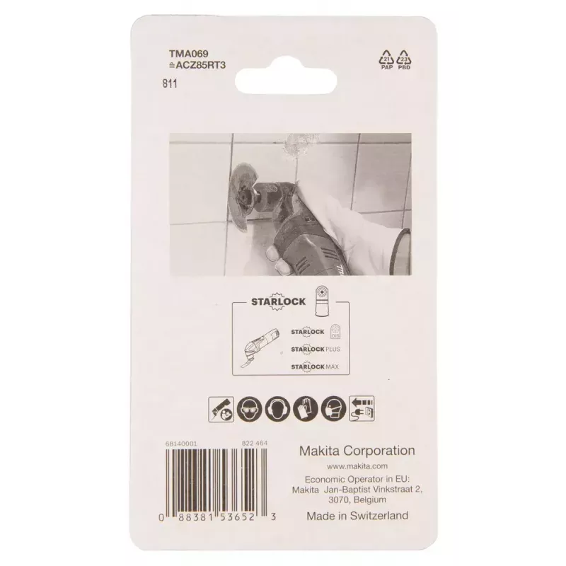 Pjūklelio geležtė Makita B-65028 volframo karbidas 1 vnt.
