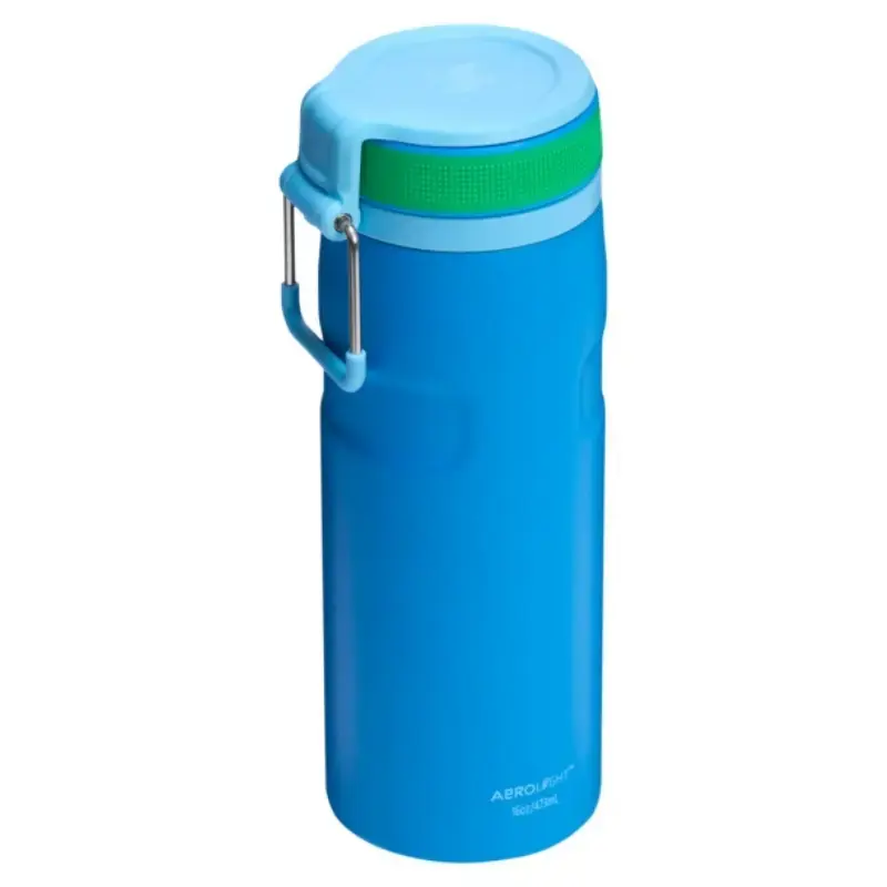 Termo butelis STANLEY IceFlow butelis Twist Flip 0,47L mėlynas – dvigubomis sienelėmis vakuumuotas 470 ml