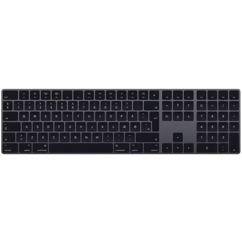Klaviatūra Apple Magic klaviatūra universali Bluetooth QWERTY danų Pilka