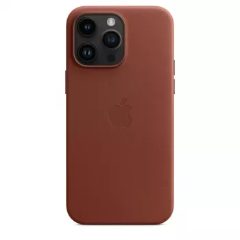 Odinis dėklas su MagSafe, skirtas iPhone 14 Pro Max, iš Apple — Rudas, 6,7 colio ekranui