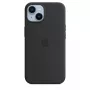 Silikoninis dėklas su „MagSafe“, skirtas „iPhone 14“, „Apple“ – mikropluoštas / silikonas, 6,1 col. (Midnight)
