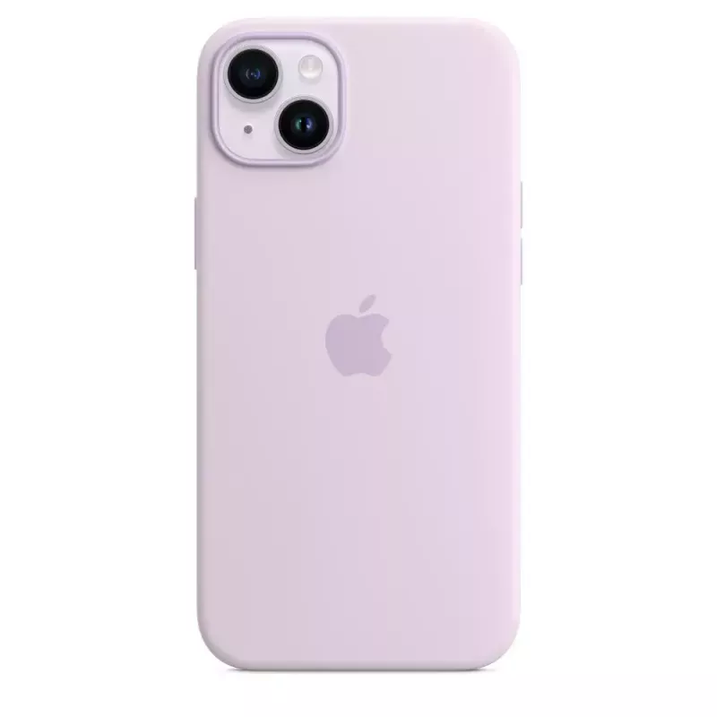 Silikono dėklas Apple iPhone 14 Plus MagSafe Alyvinis dangtelis