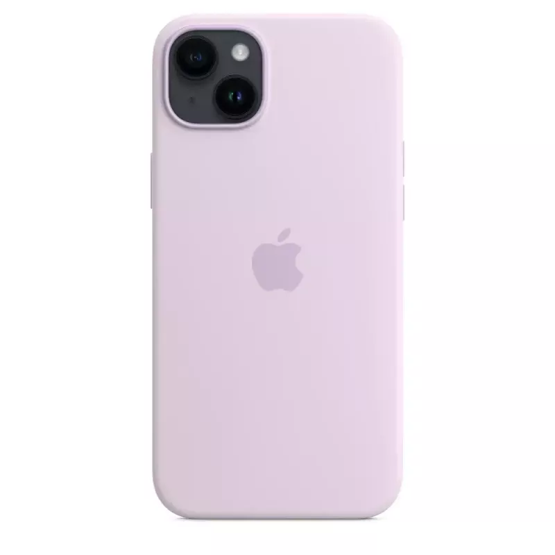 Silikono dėklas Apple iPhone 14 Plus MagSafe Alyvinis dangtelis