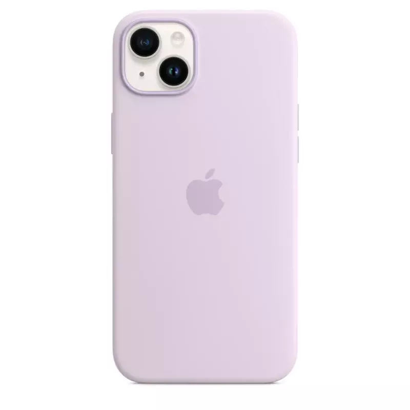 Silikono dėklas Apple iPhone 14 Plus MagSafe Alyvinis dangtelis