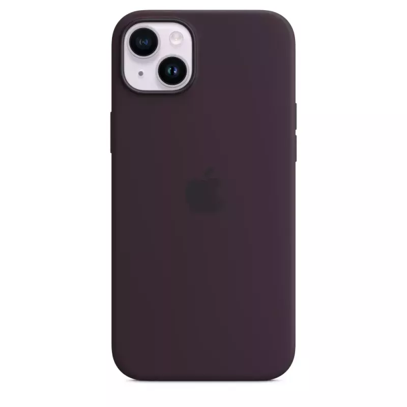 Silicone dėklas Apple iPhone 14 Plus Burgundy MagSafe Cover