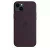 Silicone dėklas Apple iPhone 14 Plus Burgundy MagSafe Cover