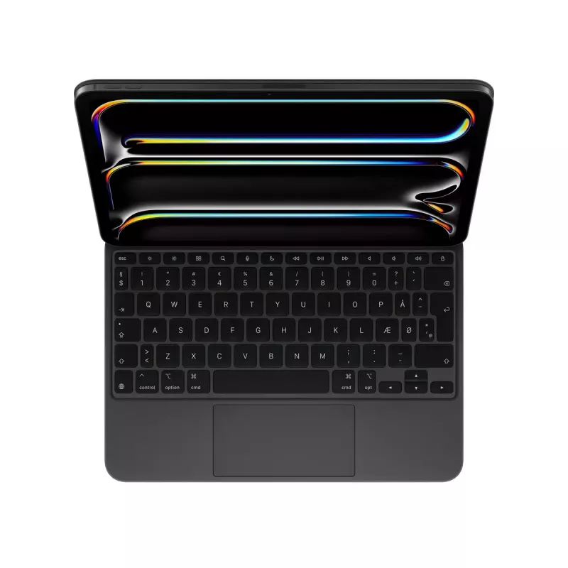 Apple Magic klaviatūra QWERTY Danish Juoda Wireless Trackpad for iPad Pro 11-inch