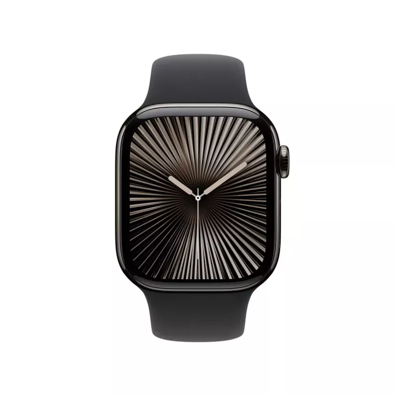 Išmanusis laikrodis Apple Watch Series 10 GPS + Cellular 42 mm skalūno titano korpusas juodas