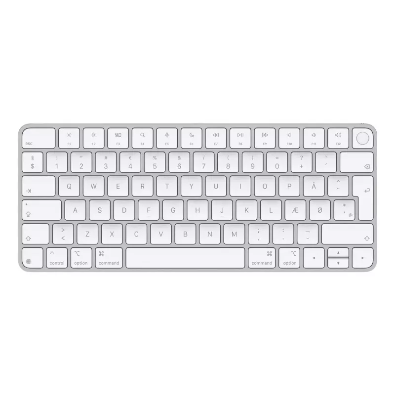 Klaviatūra Apple Magic MXCK3DK/A USB Bluetooth QWERTY danų kalba balta