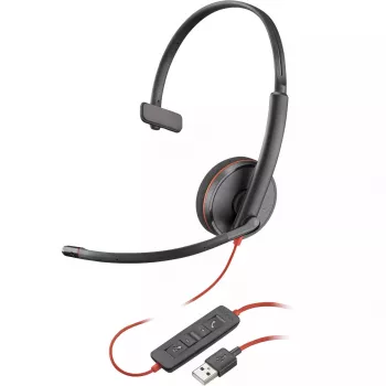 POLY Juodawire 3210 ausinės