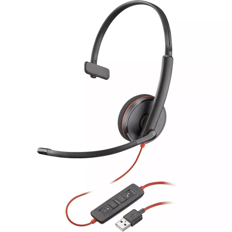 POLY Juodawire 3210 ausinės