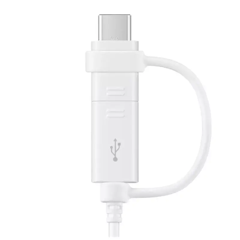 USB laidas Samsung EP-DG930 1,5 m USB A USB C/Micro-USB B Baltas