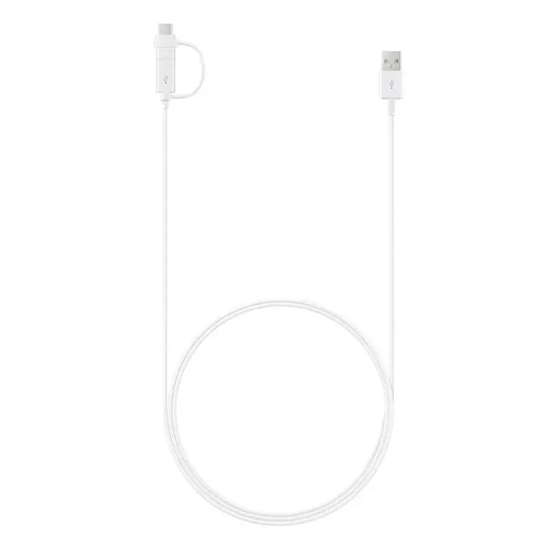 USB laidas Samsung EP-DG930 1,5 m USB A USB C/Micro-USB B Baltas