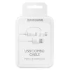 USB laidas Samsung EP-DG930 1,5 m USB A USB C/Micro-USB B Baltas