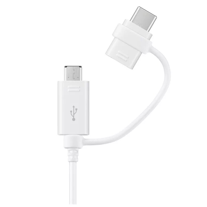 USB laidas Samsung EP-DG930 1,5 m USB A USB C/Micro-USB B Baltas