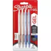 Gelinis rašiklis Sharpie S‑Gel Frost Blue Pearl White 0.7 mm — mėlynas/juodas rašalas