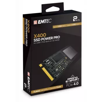 SSD diskas Emtec 2 TB M.2 PCI Express 4.0 NVMe X400