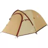 Palapinė COLEMAN Darwin 3 Plus Summer — 3 asmenų, vasarinis modelis, smėlio spalvos / tamsiai raudona