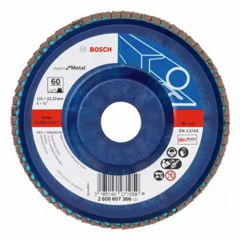 Valymo diskas Bosch 2 608 607 366 su plokščiu centru Metalinis