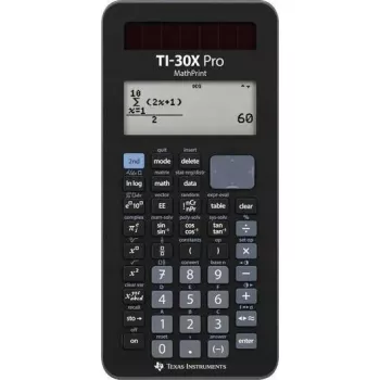 Mokslinis skaičiuotuvas Texas Instruments TI-30 X Pro MathPrint — 2 eilučių ekranas, maitinamas baterijomis