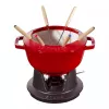 Fondue set Staub 18 cm Cherry, round 0.25 L, 187×100 mm, 4.6 kg