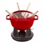 Fondue set Staub 18 cm Cherry, round 0.25 L, 187×100 mm, 4.6 kg
