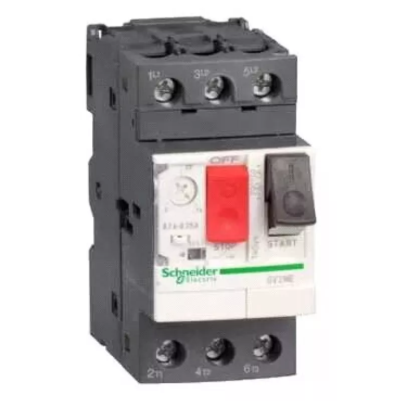 Grandinės pertraukiklis Schneider Electric GV2ME05, IP20, 3 polių, 45×78,2×89 mm
