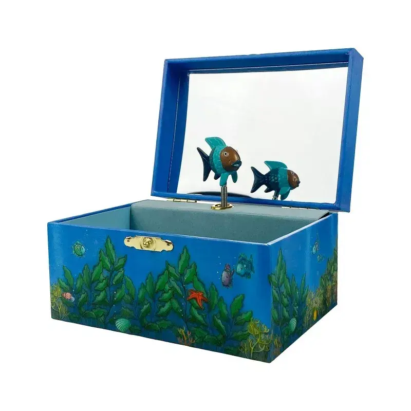 Muzikinė dėžutė-lopšinė Trousselier S91066 mėlyna 150x120x85 mm