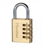 Kombinuota spyna MASTER LOCK 40 mm žalvario apdaila savitarnos saugyklai
