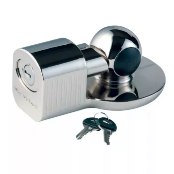 Kablio spyna MASTER LOCK Universal trailer coupler lock Sidabrinė Plokščiasis raktas