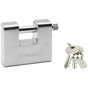 Pakabinama spyna MASTER LOCK 680EURD 80 mm grūdinto plieno uždengta apkaba