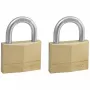 Pakabinama spyna MASTERLOCK 50 mm korpusas iš vientiso žalvario, 2 vnt., cilindrinis lankelis